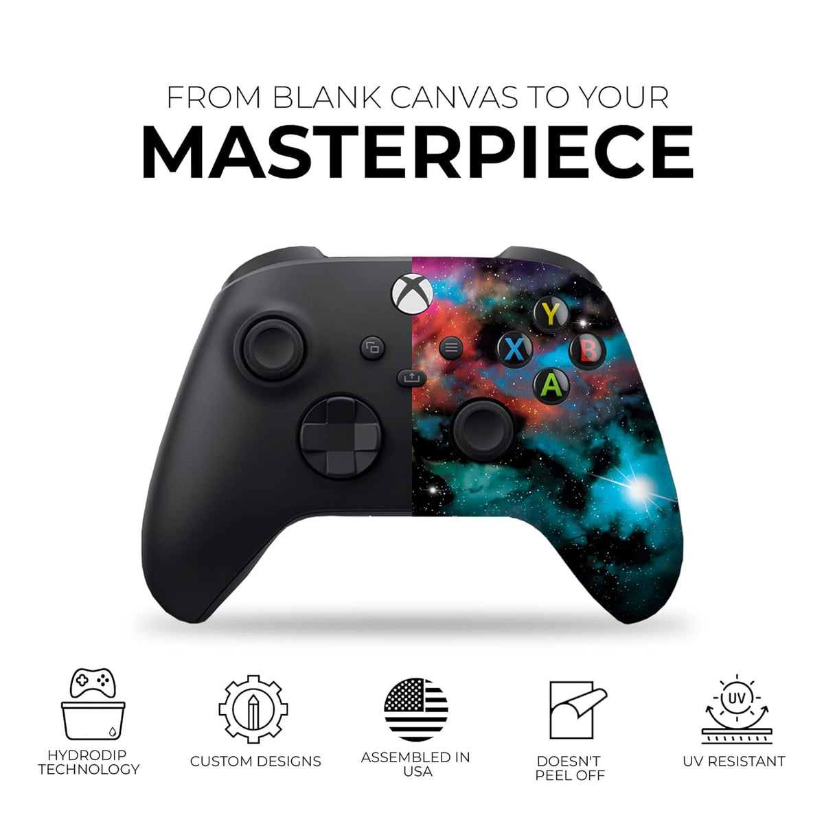 NEBULA SOVEREIGN | Galaxy Design Xbox Controller, Cosmic Luxury Edition
